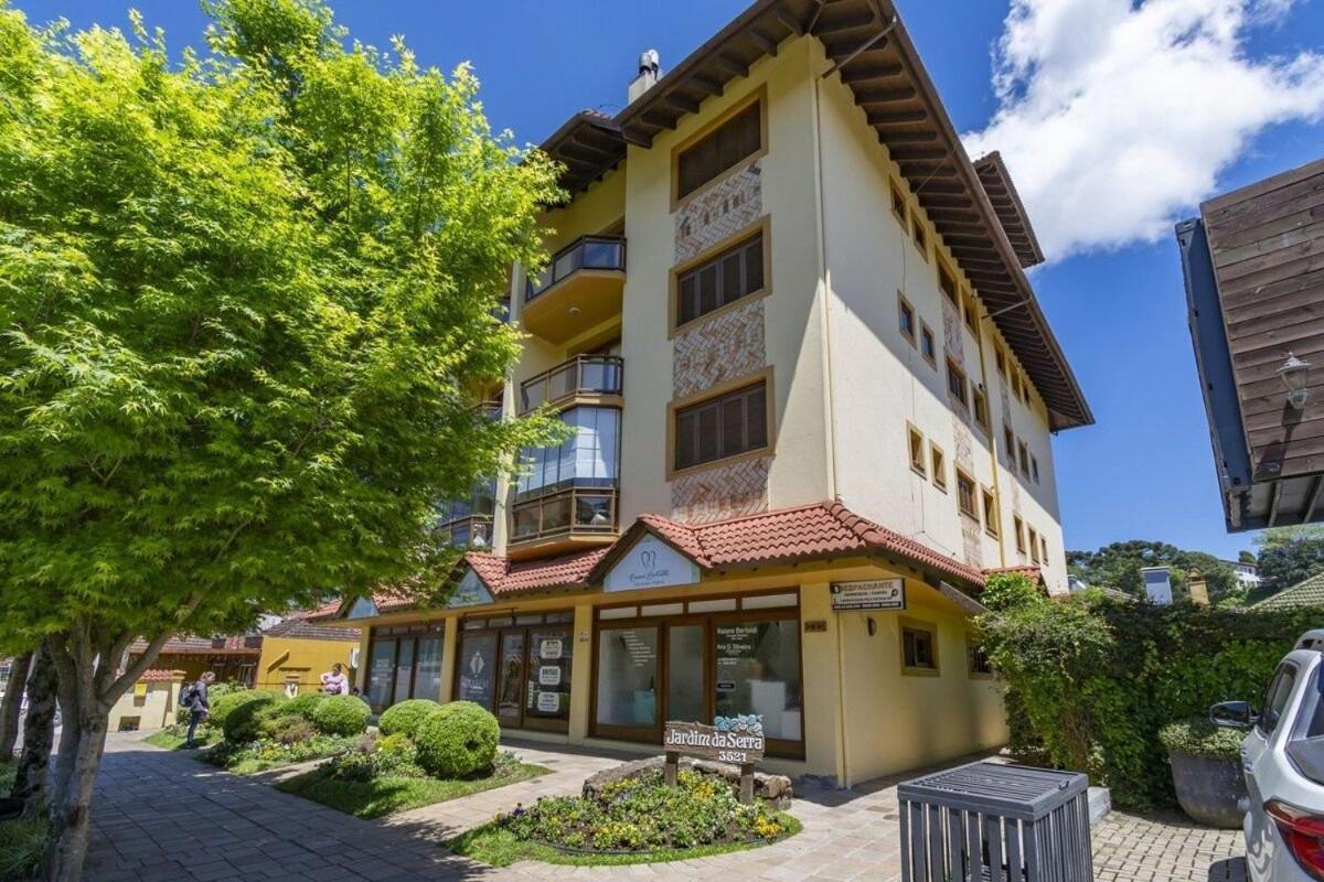 Rosa Edificio Jardim Da Serra Gramado Luaran gambar